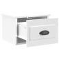 vidaXL Mesita de noche de pared blanco brillante 41,5x36x28 cm vidaXL Mesita de noche de pared blanco brillante 41,5x36x28 cm