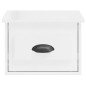 vidaXL Mesita de noche de pared blanco brillante 41,5x36x28 cm vidaXL Mesita de noche de pared blanco brillante 41,5x36x28 cm