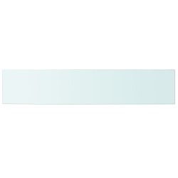 vidaXL Panel de estante vidrio claro 100x20 cm