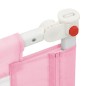 vidaXL Barandilla de seguridad cama de niño rosa tela 180x25 cm vidaXL Barandilla de seguridad cama de niño rosa tela 180x25 cm