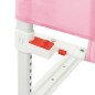vidaXL Barandilla de seguridad cama de niño rosa tela 180x25 cm vidaXL Barandilla de seguridad cama de niño rosa tela 180x25 cm