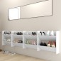 vidaXL Zapateros de pared 4 uds madera contrachapada blanco 60x18x60cm vidaXL Zapateros de pared 4 uds madera contrachapada blanco 60x18x60cm