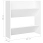 vidaXL Zapateros de pared 4 uds madera contrachapada blanco 60x18x60cm vidaXL Zapateros de pared 4 uds madera contrachapada blanco 60x18x60cm