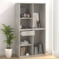 vidaXL Armario de maquillaje madera gris hormigón 80x40x75cm vidaXL Armario de maquillaje madera gris hormigón 80x40x75cm