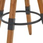 vidaXL Taburetes de cocina 2 unidades madera maciza de abeto vidaXL Taburetes de cocina 2 unidades madera maciza de abeto