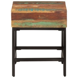 vidaXL Mesa auxiliar madera maciza reciclada 40x30x51 cm