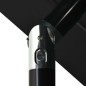 vidaXL Sombrilla de 3 niveles con poste de aluminio negra 3,5 m vidaXL Sombrilla de 3 niveles con poste de aluminio negra 3,5 m