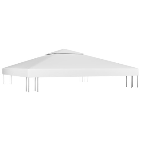 vidaXL Toldo de cenador 2 niveles 310 g/m² 3x3 m blanco