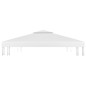 vidaXL Toldo de cenador 2 niveles 310 g/m² 3x3 m blanco vidaXL Toldo de cenador 2 niveles 310 g/m² 3x3 m blanco