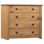 vidaXL Armario auxiliar de madera de pino estilo Panamá 80x40x73 cm vidaXL Armario auxiliar de madera de pino estilo Panamá 80x40x73 cm