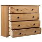 vidaXL Armario auxiliar de madera de pino estilo Panamá 80x40x73 cm vidaXL Armario auxiliar de madera de pino estilo Panamá 80x40x73 cm