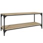 vidaXL Mueble para TV contrachapada y acero roble Sonoma 100x33x41 cm vidaXL Mueble para TV contrachapada y acero roble Sonoma 100x33x41 cm