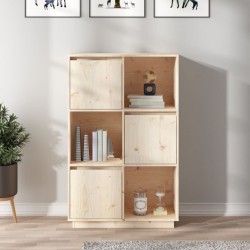 vidaXL Aparador alto de madera maciza de pino 74x35x117 cm
