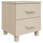 vidaXL Mesitas noche 2 uds HAMAR pino macizo marrón miel 40x35x44,5 cm vidaXL Mesitas noche 2 uds HAMAR pino macizo marrón miel 40x35x44,5 cm