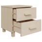 vidaXL Mesitas noche 2 uds HAMAR pino macizo marrón miel 40x35x44,5 cm vidaXL Mesitas noche 2 uds HAMAR pino macizo marrón miel 40x35x44,5 cm