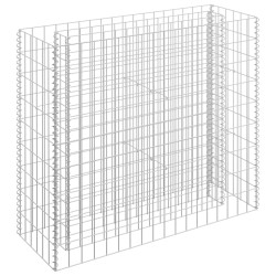 vidaXL Arriate de gaviones de acero galvanizado 90x30x90 cm