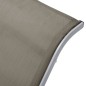 vidaXL Tumbonas con mesita 2 unidades aluminio gris taupe vidaXL Tumbonas con mesita 2 unidades aluminio gris taupe