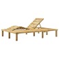 vidaXL Tumbona doble de madera de pino impregnada verde vidaXL Tumbona doble de madera de pino impregnada verde