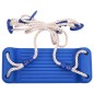 vidaXL Columpios con cuerdas 2 unidades polietileno azul 37x15 cm vidaXL Columpios con cuerdas 2 unidades polietileno azul 37x15 cm