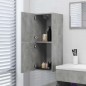 vidaXL Armario de baño madera contrachapada gris hormigón 30x30x80 cm vidaXL Armario de baño madera contrachapada gris hormigón 30x30x80 cm