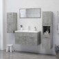 vidaXL Armario de baño madera contrachapada gris hormigón 30x30x80 cm vidaXL Armario de baño madera contrachapada gris hormigón 30x30x80 cm