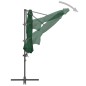 vidaXL Sombrilla voladiza con poste de acero verde 300 cm vidaXL Sombrilla voladiza con poste de acero verde 300 cm