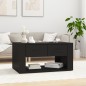 vidaXL Mesa de centro madera contrachapada negro 80x50x40 cm vidaXL Mesa de centro madera contrachapada negro 80x50x40 cm