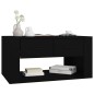 vidaXL Mesa de centro madera contrachapada negro 80x50x40 cm vidaXL Mesa de centro madera contrachapada negro 80x50x40 cm