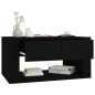 vidaXL Mesa de centro madera contrachapada negro 80x50x40 cm vidaXL Mesa de centro madera contrachapada negro 80x50x40 cm