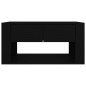 vidaXL Mesa de centro madera contrachapada negro 80x50x40 cm vidaXL Mesa de centro madera contrachapada negro 80x50x40 cm