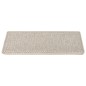 vidaXL Alfombrilla autoadhesiva escalera sisal 15 uds 65x21x4 cm