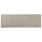 vidaXL Alfombrilla autoadhesiva escalera sisal 15 uds 65x21x4 cm