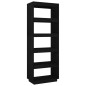 vidaXL Estantería/divisor de espacios madera pino negro 60x35x167 cm vidaXL Estantería/divisor de espacios madera pino negro 60x35x167 cm