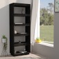 vidaXL Estantería/divisor de espacios madera pino negro 60x35x167 cm vidaXL Estantería/divisor de espacios madera pino negro 60x35x167 cm