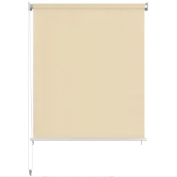 vidaXL Persiana enrollable de exterior 160x230 cm crema