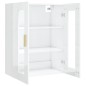 vidaXL Armario de pared colgante blanco brillante 69,5x34x90 cm vidaXL Armario de pared colgante blanco brillante 69,5x34x90 cm