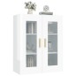 vidaXL Armario de pared colgante blanco brillante 69,5x34x90 cm vidaXL Armario de pared colgante blanco brillante 69,5x34x90 cm