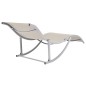 vidaXL Tumbonas plegables 2 unidades textilene color crema vidaXL Tumbonas plegables 2 unidades textilene color crema