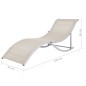 vidaXL Tumbonas plegables 2 unidades textilene color crema vidaXL Tumbonas plegables 2 unidades textilene color crema