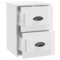 vidaXL Mesita de noche de pared blanco brillante 41,5x36x53 cm vidaXL Mesita de noche de pared blanco brillante 41,5x36x53 cm
