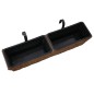 vidaXL Conjunto de jardineras 2 piezas jacinto de agua marrón vidaXL Conjunto de jardineras 2 piezas jacinto de agua marrón