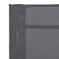 vidaXL Balancín mecedora de jardín textilene gris 95x54x85 cm vidaXL Balancín mecedora de jardín textilene gris 95x54x85 cm