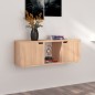 vidaXL Mueble de TV madera ingeniería roble Sonoma 88,5x27,5x30,5 cm vidaXL Mueble de TV madera ingeniería roble Sonoma 88,5x27,5x30,5 cm