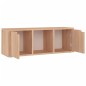 vidaXL Mueble de TV madera ingeniería roble Sonoma 88,5x27,5x30,5 cm vidaXL Mueble de TV madera ingeniería roble Sonoma 88,5x27,5x30,5 cm