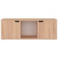 vidaXL Mueble de TV madera ingeniería roble Sonoma 88,5x27,5x30,5 cm vidaXL Mueble de TV madera ingeniería roble Sonoma 88,5x27,5x30,5 cm
