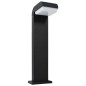 vidaXL Lámpara LED de pared para jardín ovalada negra 9 W vidaXL Lámpara LED de pared para jardín ovalada negra 9 W