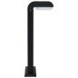 vidaXL Lámpara LED de pared para jardín ovalada negra 9 W vidaXL Lámpara LED de pared para jardín ovalada negra 9 W