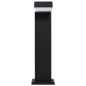 vidaXL Lámpara LED de pared para jardín ovalada negra 9 W vidaXL Lámpara LED de pared para jardín ovalada negra 9 W