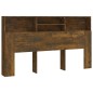 vidaXL Mueble cabecero color roble ahumado 180x19x103,5 cm vidaXL Mueble cabecero color roble ahumado 180x19x103,5 cm