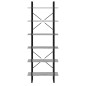 vidaXL Estantería alta madera contrachapada gris Sonoma 80x30x210 cm vidaXL Estantería alta madera contrachapada gris Sonoma 80x30x210 cm